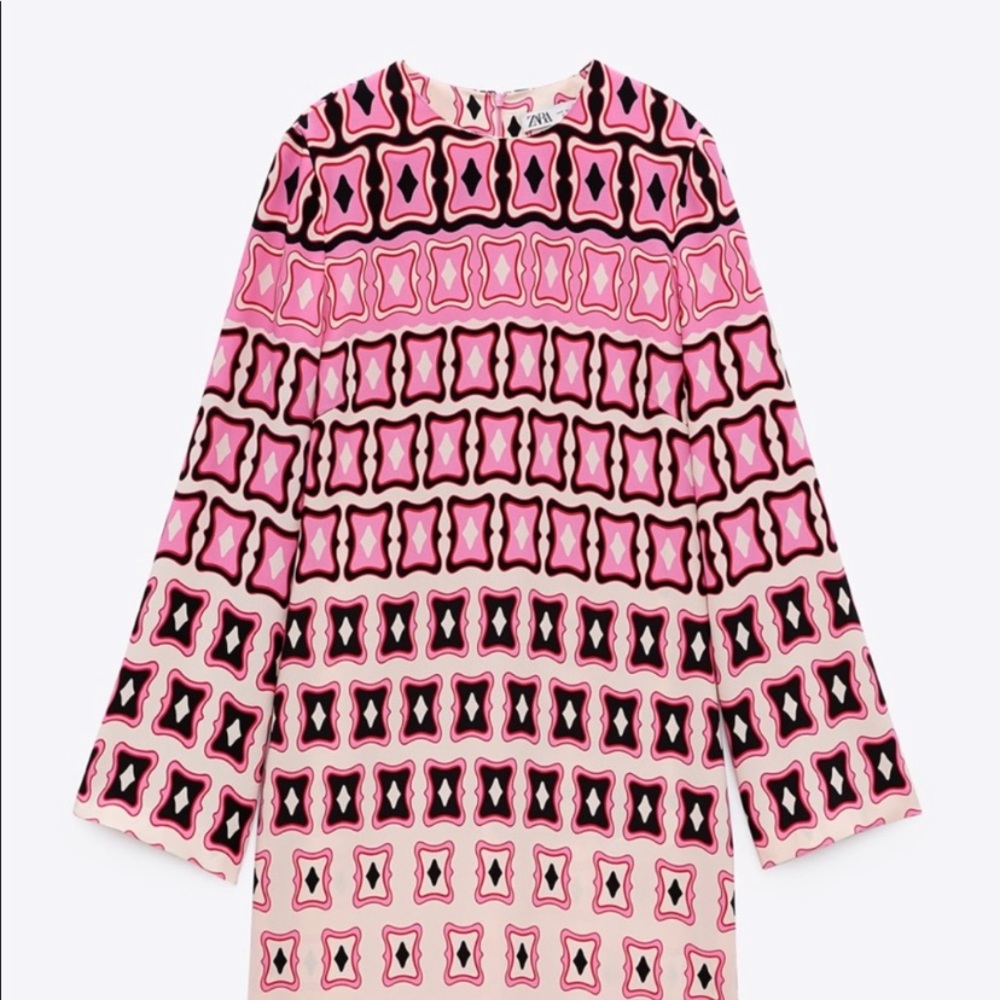 Zara Blogger Favorite geometric dress - Picture 6 of 9